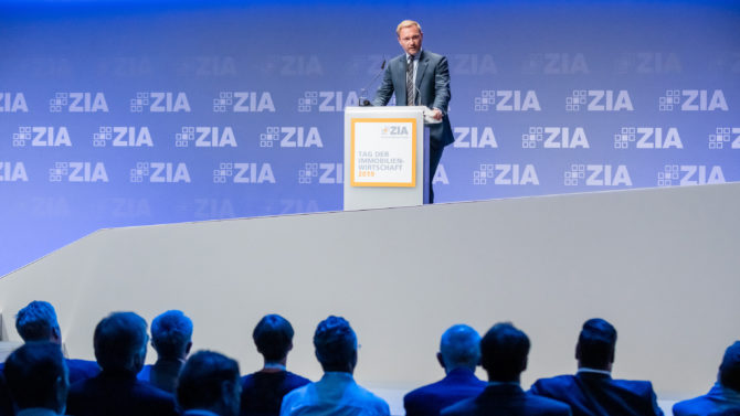 Christian Lindner auf dem Tag der Immobilienwirtschaft 2019