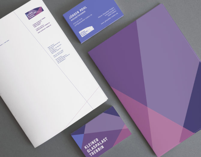 Corporate Design des Kleinen Glaspalasts Trebbin